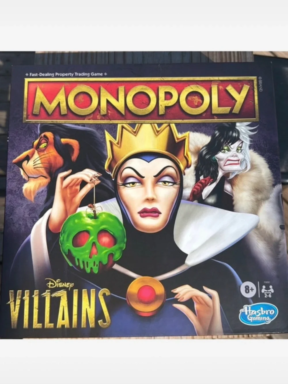 Disney Villains Edition Monopoly Board Game by Hasbro